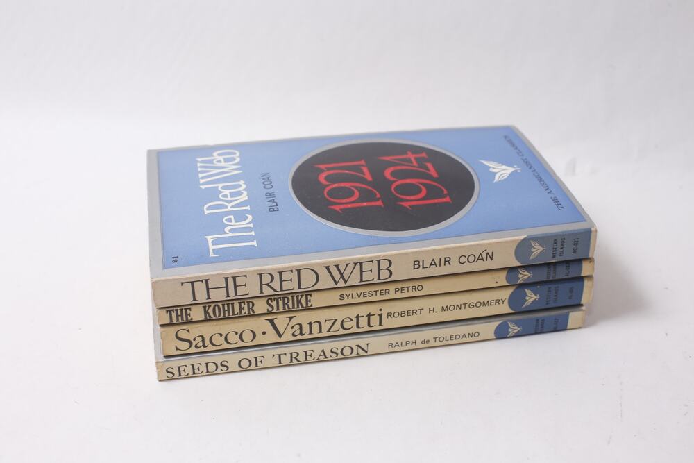 The Americanist Library Book Lot Set of 4 Politics Paperback ~ 260914-WH 1398